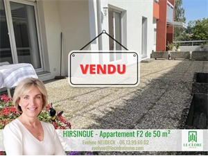 appartement à la vente -   68560  HIRSINGUE, surface 50 m2 vente appartement - APR680401